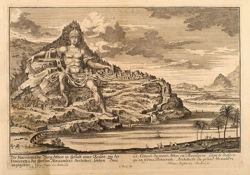 5155 - Ο τάφος στην Αμφίπολη, το όρος Άθως και ο Δεινοκράτης - Φωτογραφία 2