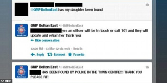 Αστυνομικοί ενημέρωσαν πρώτα το Twitter και μετά τους γονείς ότι βρήκαν την κόρη τους! - Φωτογραφία 2