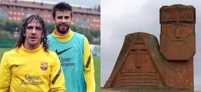 Ποιοι ποδοσφαιριστές θυμίζουν το διάσημο αρμένικο μνημείο; - Φωτογραφία 2