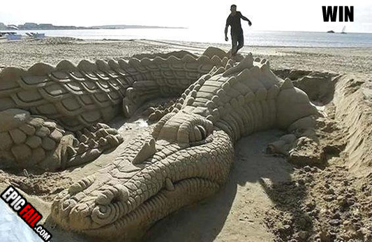 Η πιο απίστευτη δημιουργία με άμμο στη παραλία !! - Φωτογραφία 1