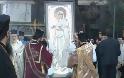 Πάνδημη συμμετοχή στην υποδοχή της Παναγίας της Γερόντισσας στη Λαμία
