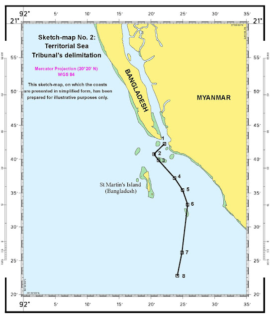 ΔΔΔΘ: Απόφαση διαιτησίας για τον καθορισμό της γραμμής θαλάσσιων συνόρων μεταξύ του Μπανγκλαντές και της Μιανμάρ (Βιρμανίας) - Φωτογραφία 4