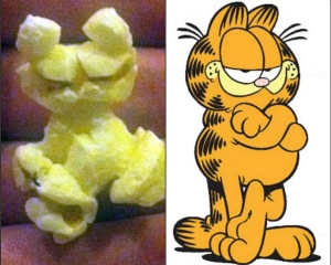 Ένα ποπ κορν που μοιάζει με τον Garfield! - Φωτογραφία 1