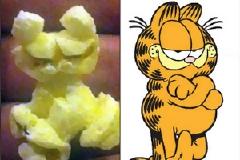 Ένα ποπ κορν που μοιάζει με τον Garfield!