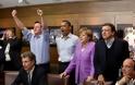 Απίθανη φωτογραφία: Μέρκελ, Ομπάμα, Κάμερον βλέπουν μαζί τη νίκη της Τσέλσι