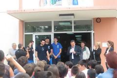 Επίσκεψη της Εθνικής Ομάδας Βόλεϊ σε Δημοτικά σχολεία και στη Μέριμνα Παιδιού Κατερίνης