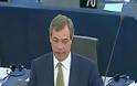 Nigel Farage: Ανθρωπιστική καταστροφή στην Ελλάδα [video]