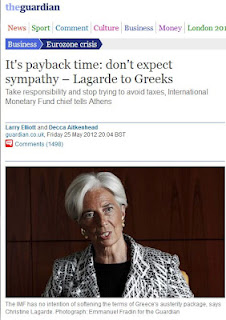 Ειρωνείες και σκληρές δηλώσεις Λαγκάρντ κατά της Ελλάδας - Φωτογραφία 1