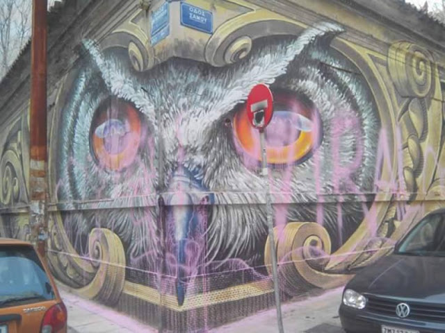 Βανδάλισαν το εντυπωσιακό γκράφιτι - Φοιτητές του ΤΕΙ Αθήνας ανέλαβαν την αποκατάστασή του! - Φωτογραφία 2