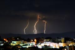 Απίστευτο θέαμα: Κεραυνοί στον Κρητικό ουρανό... [photo]