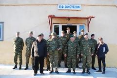 Ο Δκτης της ΑΣΔΕΝ Υποστράτηγος Νικ. Μανωλάκος σε Σχηματισμούς, Μονάδες και Επιτηρητικά Φυλάκια της Περιοχής Ευθύνης της ΑΣΔΕΝ
