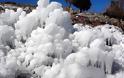 ΚΡΗΤΗ: Κουνουπίδια από… πάγο – Όταν η φύση μεγαλουργεί [photos]