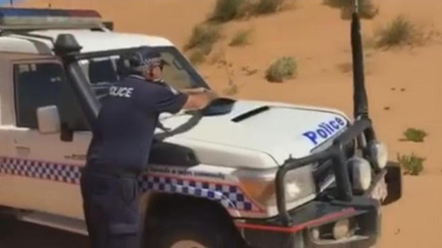 Viral το βίντεο αστυνομικού που τηγανίζει αυγό στο καπό του περιπολικού στην Αυστραλία [vid] - Φωτογραφία 1