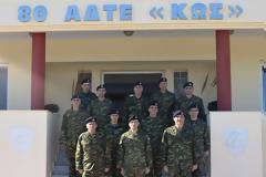 Φωτό από την επίσκεψη του Α/ΓΕΣ Αντγου Αλκιβιάδη Στεφανή στην 80 ΑΔΤΕ