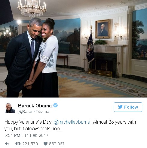 Ο Barack και η Michelle Obama θα σε κάνουν να πιστέψεις ξανά στην αγάπη - Φωτογραφία 2