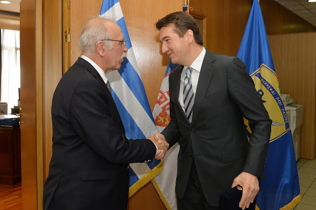 Συνάντηση ΑΝΥΕΘΑ Δημήτρη Βίτσα με τον Πρέσβη της Δημοκρατίας της Σερβίας - Φωτογραφία 1