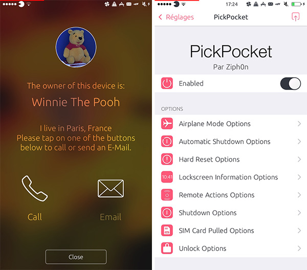 PickPocket: Νέα ενημέρωση του καλύτερου αντικλεπτικού για το iphone σας - Φωτογραφία 3