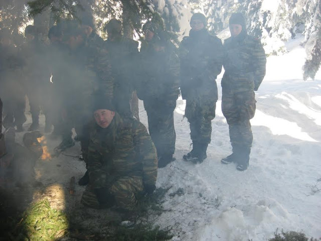Οι Έφεδροι Αξιωματικοί Θεσσαλίας στη χειμερινή διαβίωση της ΣΜΥ - Φωτογραφία 10