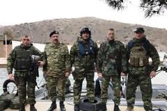 Φωτό από την επίσκεψη του Α/ΓΕΣ Αντγου Αλκιβιάδη Στεφανή στην ΠΕ της 96 ΑΔΤΕ