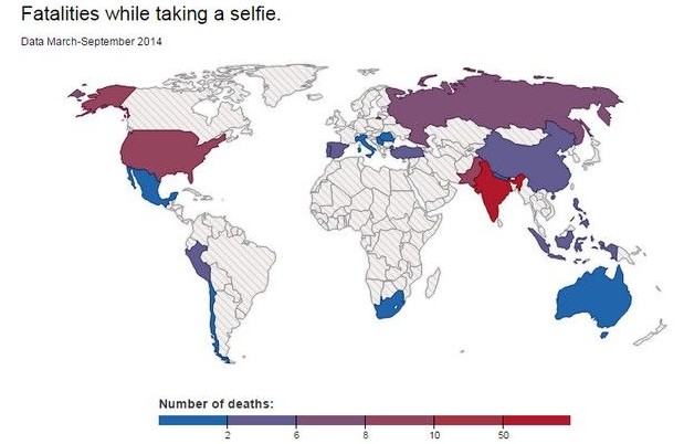 Αυτή είναι η πιο επικίνδυνη χώρα στον κόσμο για να βγάλεις selfie - Φωτογραφία 2