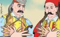 Σάλος με σκίτσο που δείχνει τον Κολοκοτρώνη και τον Μπότσαρη να σχηματίζουν τον αλβανικό αετό - ΦΩΤΟ