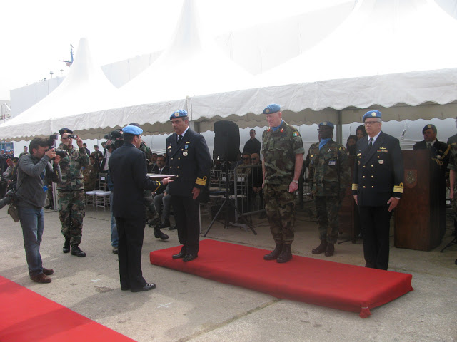 Συμμετοχή του ΠΝ στην Τελετή Παράδοσης-Παραλαβής Διοικητού MTF UNIFIL - Φωτογραφία 4