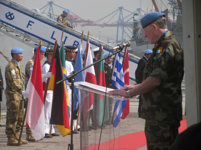 Συμμετοχή του ΠΝ στην Τελετή Παράδοσης-Παραλαβής Διοικητού MTF UNIFIL - Φωτογραφία 5