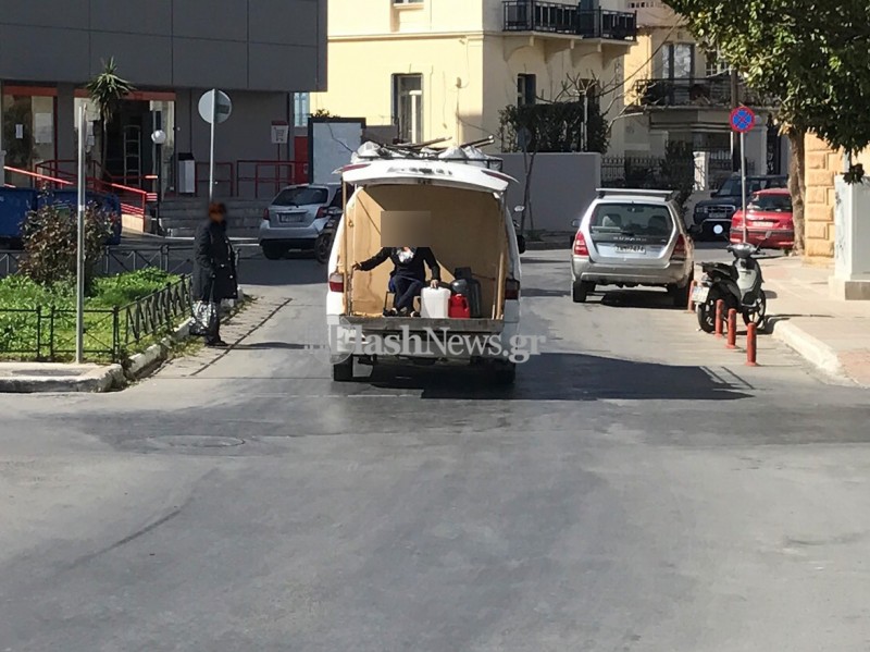 Τι σκέφτηκε ο άνθρωπος - Δεν πίστευαν οδηγοί των Χανίων αυτό που έβλεπαν [photo] - Φωτογραφία 3