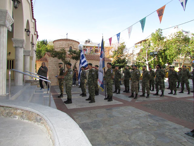 Παράδοση Ιερού τάματος του Αρχαγγέλου Μιχαήλ από την Μονάδα Εφέδρων Καταδρομών Μ.Ε.Κ. σε Ιερό Ναό της Αττικής - Φωτογραφία 2