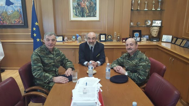 Επίσκεψη του νέου Διοικητή της ΧΙΙ Μεραρχίας στον Δήμαρχο Αλεξανδρούπολης - Φωτογραφία 1