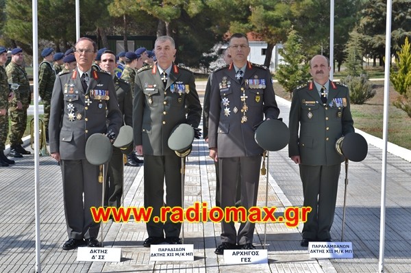 Τελετή Παράδοσης-Παραλαβής Διοικήσεως της 12ης Μ/Κ Μεραρχίας Πεζικού «ΕΒΡΟΥ» - Φωτογραφία 9