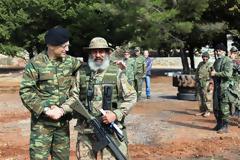 Παρουσία του Α/ΓΕΣ Αντγου Αλκ. Στεφανή η εκπαίδευση Εθνοφυλάκων στη Σύμη