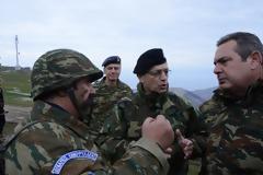 Ο ΥΕΘΑ Πάνος Καμμένος σε άσκηση Εθνοφυλάκων στη Θάσο