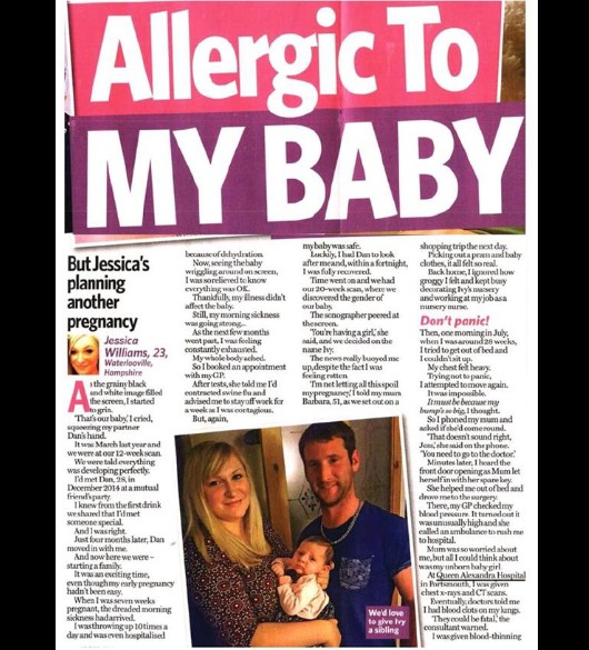 Η απίστευτη ιστορία της γυναίκας που ήταν αλλεργική στο μωράκι της... - Φωτογραφία 2