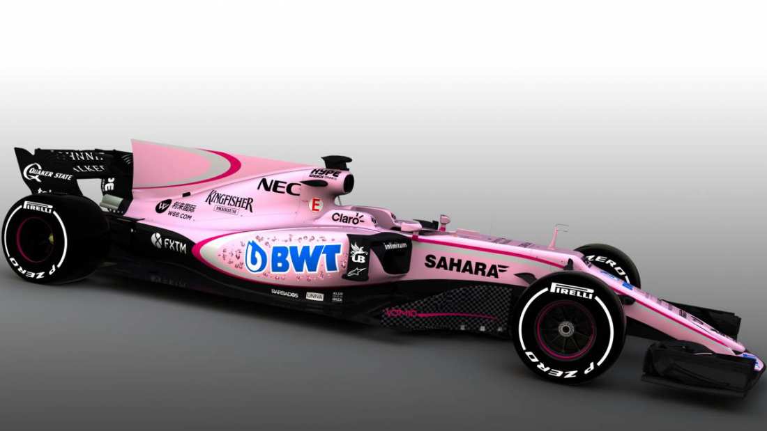 Το πρώτο ροζ μονοθέσιο στην ιστορία της Formula 1 - Φωτογραφία 1