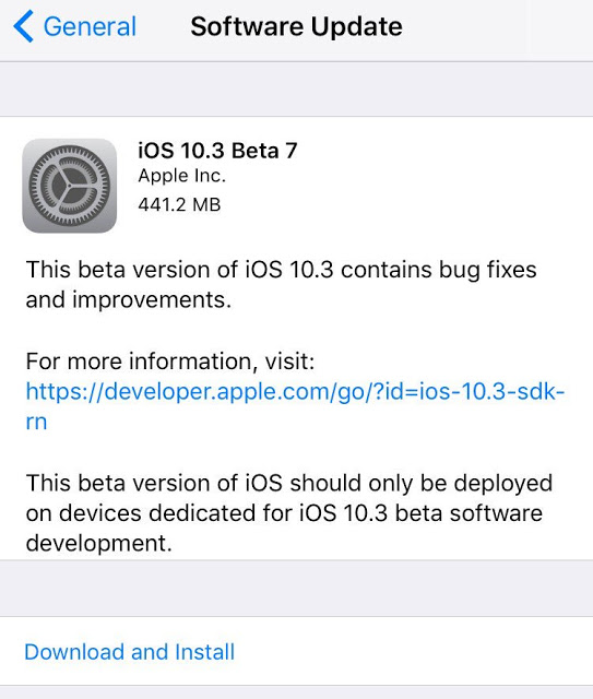 Η Apple κυκλοφόρησε το iOS 10.3 beta 7 και MacOS 10.12.4 beta 7 - Φωτογραφία 3