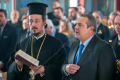 Ο ΥΕΘΑ Πάνος Καμμένος στην τελετή εγκαινίων του Ιερού Ναού Αγίου Νικολάου στη Σχολή Ναυτικών Δοκίμων