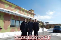 Ο Πρόεδρος του Αεροδικείου Θεσσαλονίκης και ο Στρατιωτικός Ιεράς του ΑΤΑ στο χιονισμένο Βίτσι