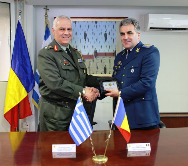 Υπογραφή Προγράμματος Στρατιωτικής Συνεργασίας Ελλάδος - Ρουμανίας Έτους 2017 - Φωτογραφία 3