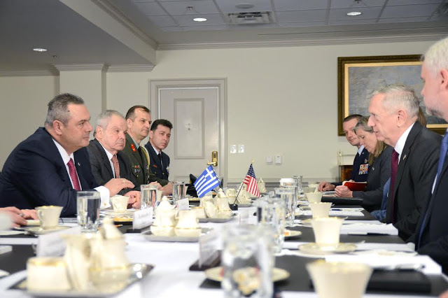Δήλωση ΥΕΘΑ Πάνου Καμμένου μετά τη συνάντησή του με τον Αμερικανό Υπουργό Άμυνας James Mattis στην Ουάσιγκτον - Φωτογραφία 8