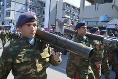 Φωτό από τη στρατιωτική παρέλαση στην Κω