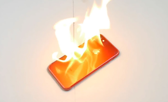 Το κόκκινο iPhone 7 πέρασε με επιτυχία τις δοκιμές της φωτιάς - Φωτογραφία 1