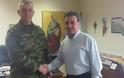 Εθιμοτυπική επίσκεψη στον Δήμαρχο Κορινθίων πραγματοποίησε ο νέος Ταξίαρχος Σχολής ΜX