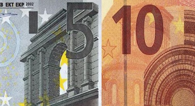 Πέταμα τα χαρτονομίσματα των 5 και 10 ευρώ! - Φωτογραφία 1