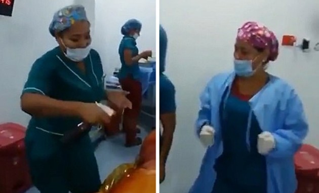 Γιατροί και νοσοκόμες στην Κολομβία χόρευαν και γελούσαν γύρω από αναίσθητο ασθενή [video] - Φωτογραφία 1