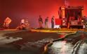 Απίστευτες εικόνες! Κατέρρευσε αυτοκινητόδρομος εξαιτίας πυρκαγιάς