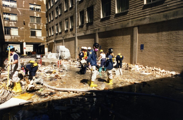 Οι άγνωστες εικόνες της 11ης Σεπτεμβρίου - Χάος και απόγνωση στο Πεντάγωνο - Φωτογραφία 21