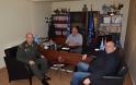 Συνάντηση δημάρχου Ρήγα Φεραίου με το νέο διοικητή της 1ης Ταξιαρχίας Αεροπορίας Στρατού - Φωτογραφία 1