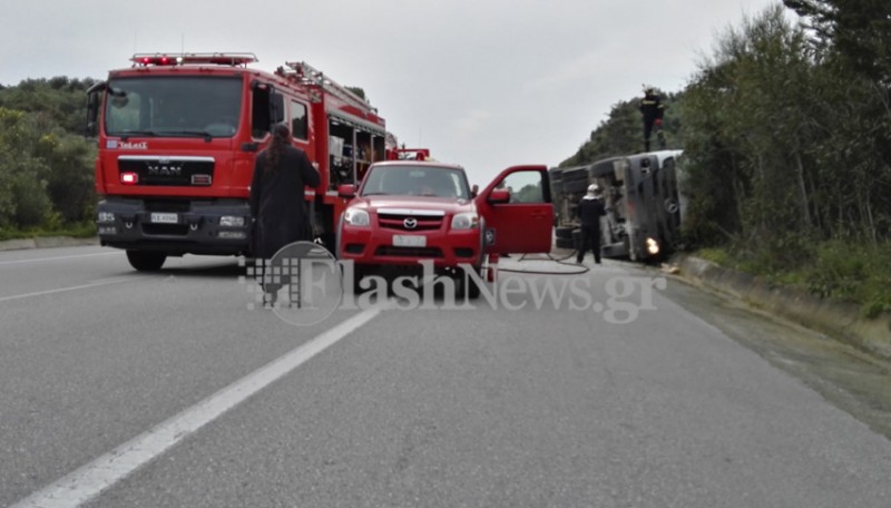 Νεκρός οδηγός απορριμματοφόρου μετά από τροχαίο στην εθνική Χανίων- Κισάμου - Φωτογραφία 5