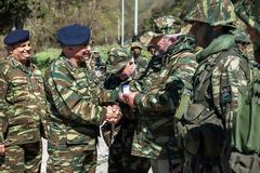 Σε άσκηση των  Εθνοφυλάκων Καλπακίου ο Δκτης 1ης Στρατιάς Αντγος Δημόκριτος Ζερβάκης